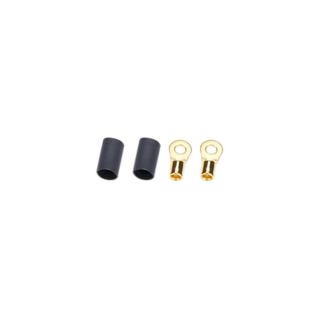 Quickcar Racing Products Ring Terminal #8 10-12 Ga w/Heat Shrink Pair