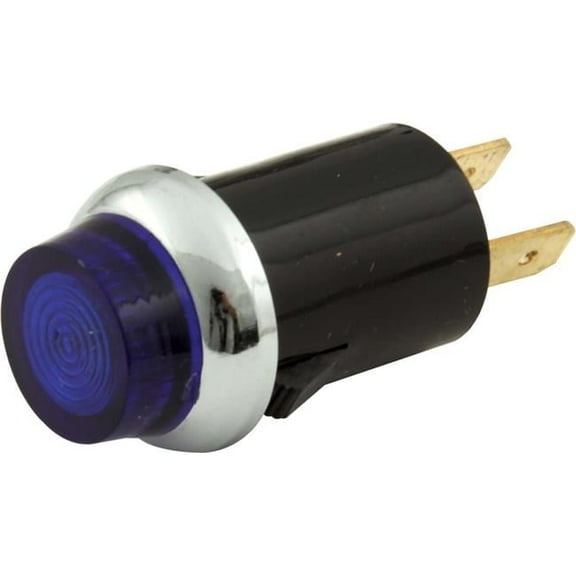 Quickcar Racing Products Warning Light 3/4 Blue Carded