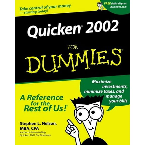 Pre-Owned Quicken 2002 For Dummies (For Dummies Series) (Paperback) 0764508911 9780764508912
