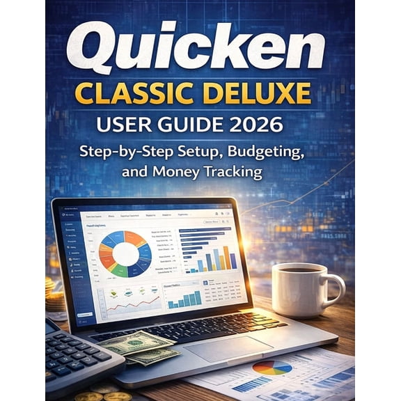 Quicken Classic Deluxe User Guide 2026: Step-by-Step Setup, Budgeting, and Money Tracking, (Paperback)
