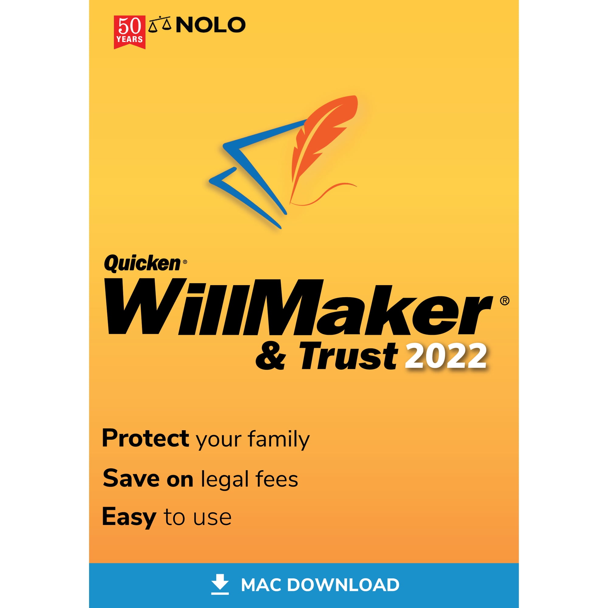 Quicken WillMaker & Trust 2022 Mac ESD, (Digital Download) , (018527503850)