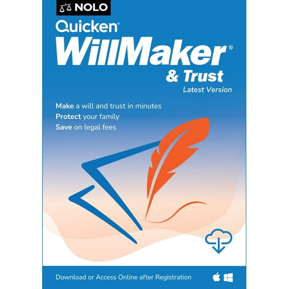 Quicken WillMaker & Trust 2026, America's #1 Estate Planning Software Windows/Mac (Digital Download)