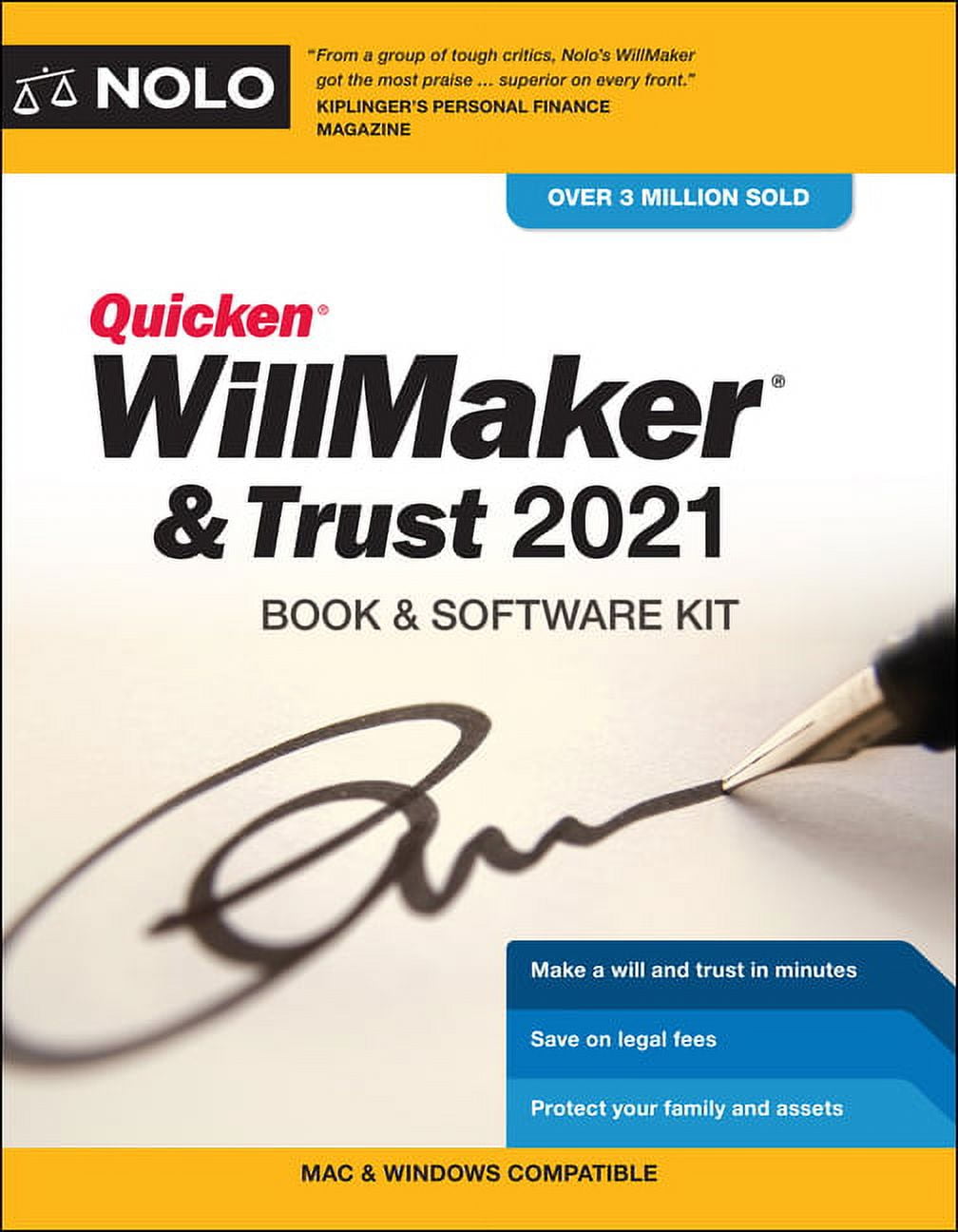 Quicken Willmaker & Trust 2021: Book & Software Kit (Paperback) by Editors Of Nolo