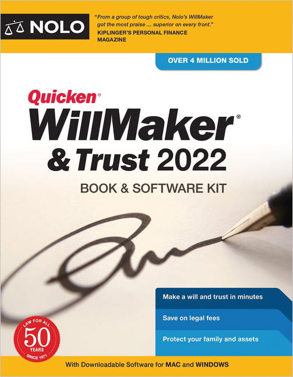 EDITORS OF NOLO Quicken Willmaker & Trust 2022: Book & Software Kit (Paperback)