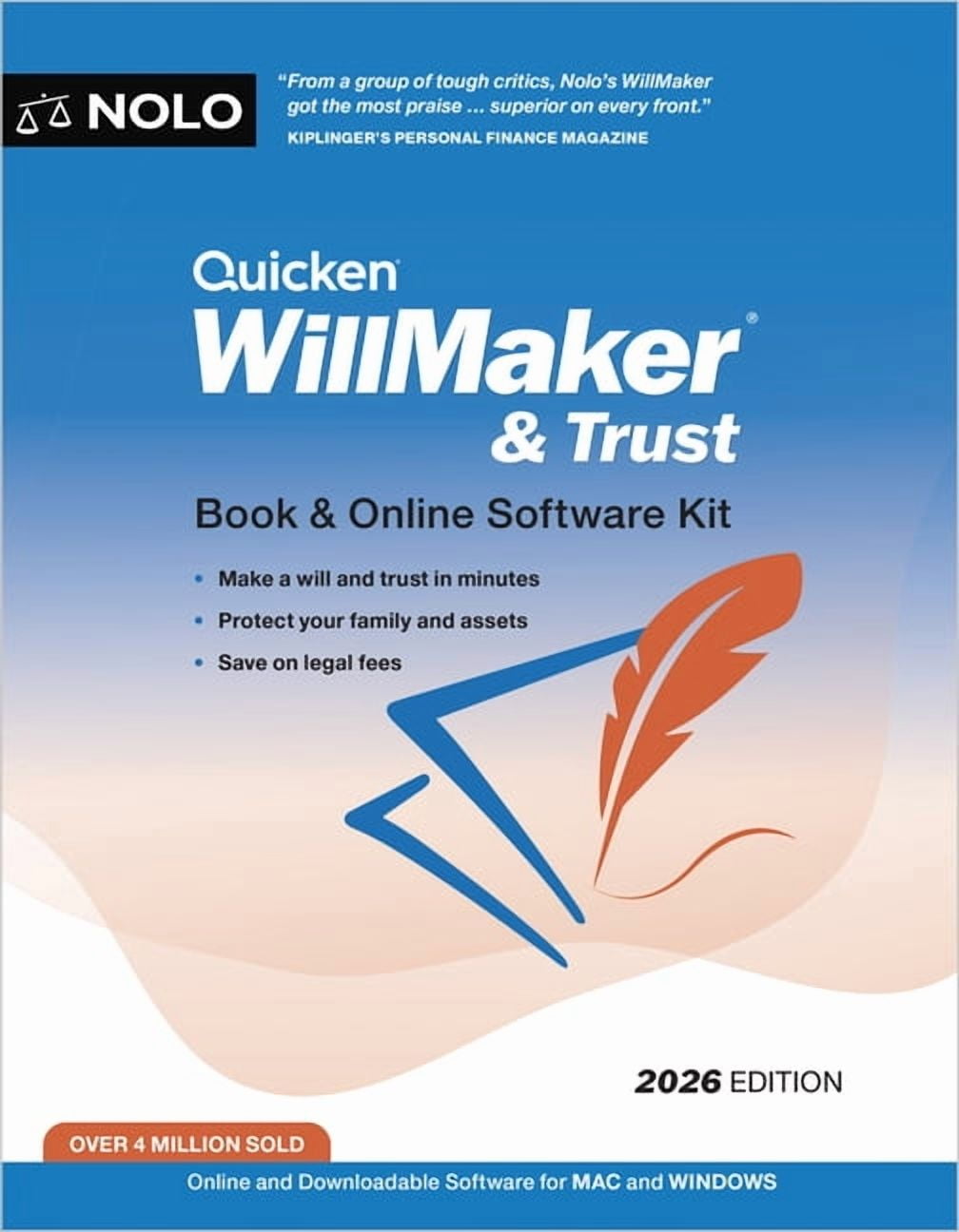 Quicken Willmaker & Trust 2026: Book & Online Software Kit, (Paperback)
