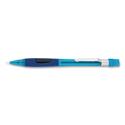 Quicker Clicker Mechanical Pencil, 0.7 mm, HB (#2), Black Lead, Transparent Blue Barrel Quicker Clicker Mechanical Pencil, 0.7 mm, HB (#2), Black Lead, Transparent Blue Barrel