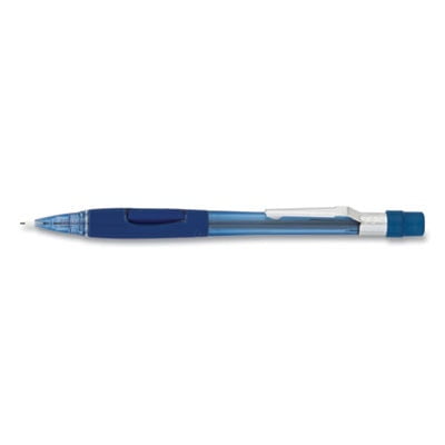 Quicker Clicker Mechanical Pencil, 0.7 mm, HB (#2), Black Lead, Transparent Blue Barrel Quicker Clicker Mechanical Pencil, 0.7 mm, HB (#2), Black Lead, Transparent Blue Barrel