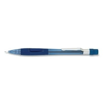 Pentel PD347TC Quicker Clicker HB (#2.5) 0.7 mm Mechanical Pencil Black Lead - Transparent Blue Barrel