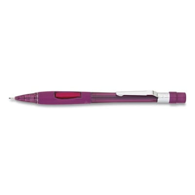 Quicker Clicker Mechanical Pencil, 0.9 mm, HB (#2), Black Lead, Transparent Burgundy Barrel Quicker Clicker Mechanical Pencil, 0.9 mm, HB (#2), Black Lead, Transparent Burgundy Barrel