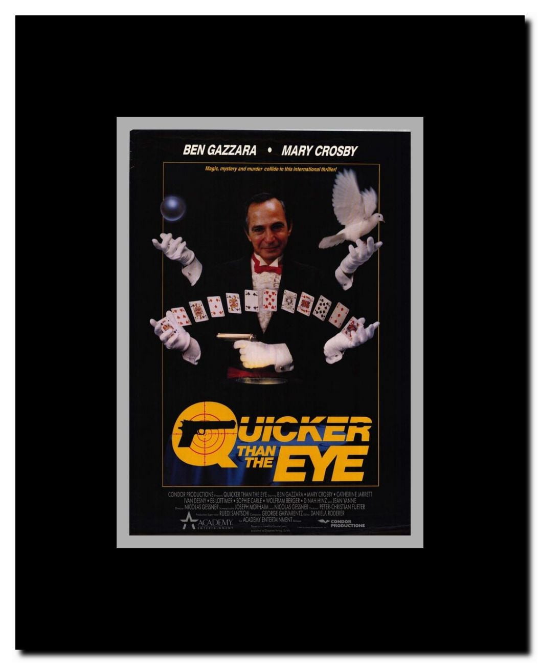 Quicker Than the Eye Framed Movie Poster