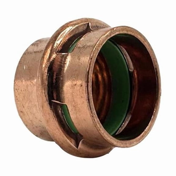 QuickFitting 1/2 in. Press in. Cap in. Copper Cap