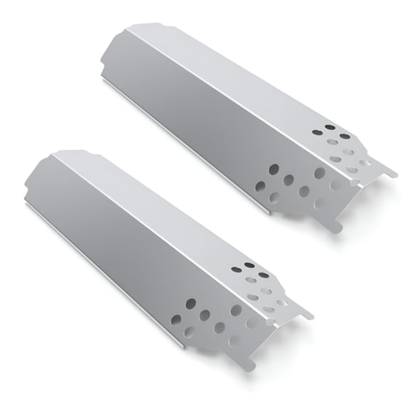 Quickflame 2-Pack Stainless Steel Replacement Heat Plates for Charbroil Classic 280 2-Burner, G215-0203-W
