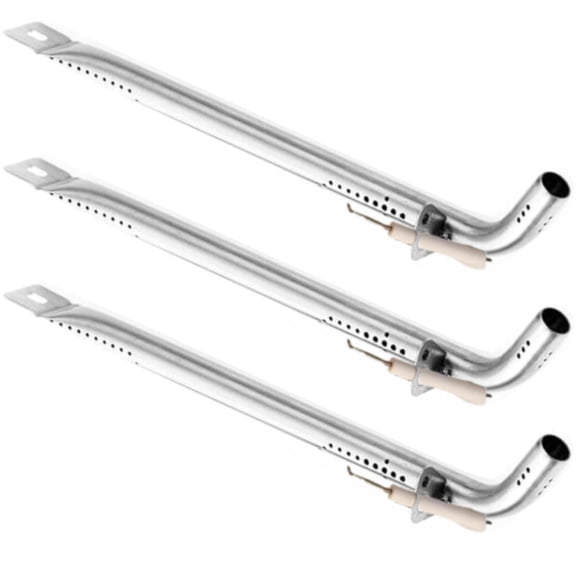 Quickflame Set of Three Burners for 3 Burner Grill Model, Grill Burner Replacement