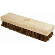 Quickie 225 Course Palmyra Fibers Deck Scrub Brush, 9" x 2.5"