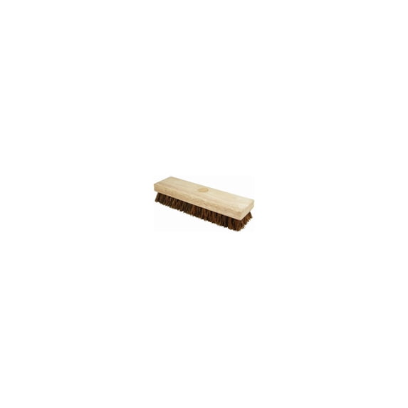 Quickie 225 Course Palmyra Fibers Deck Scrub Brush, 9" x 2.5"