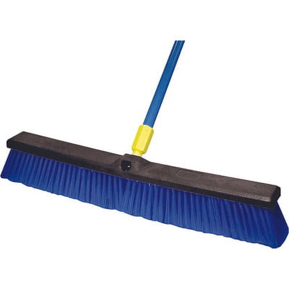 Quickie 599 Super Bulldozer Pushbroom Stiff Poly 24X60in