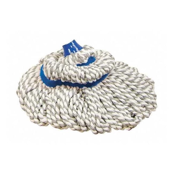 Quickie Wet Mop Microfiber - Synthetic Mop Head - Single Piece, White