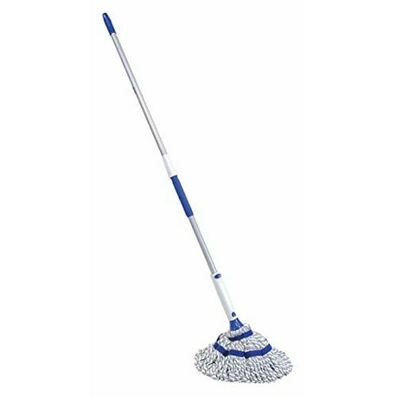 Quickie Wet Mop Kit,4 in W,Blue 72036M4