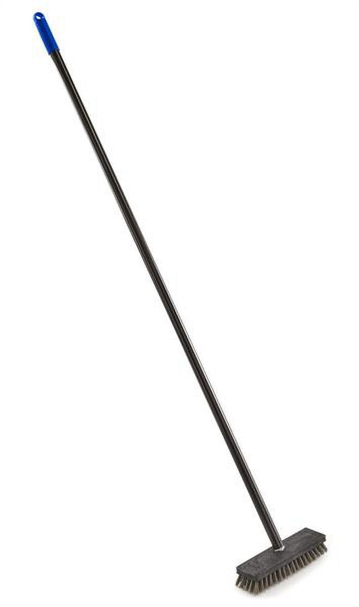 Quickie Bulldozer 9 in. W Steel Handle Deck Brush