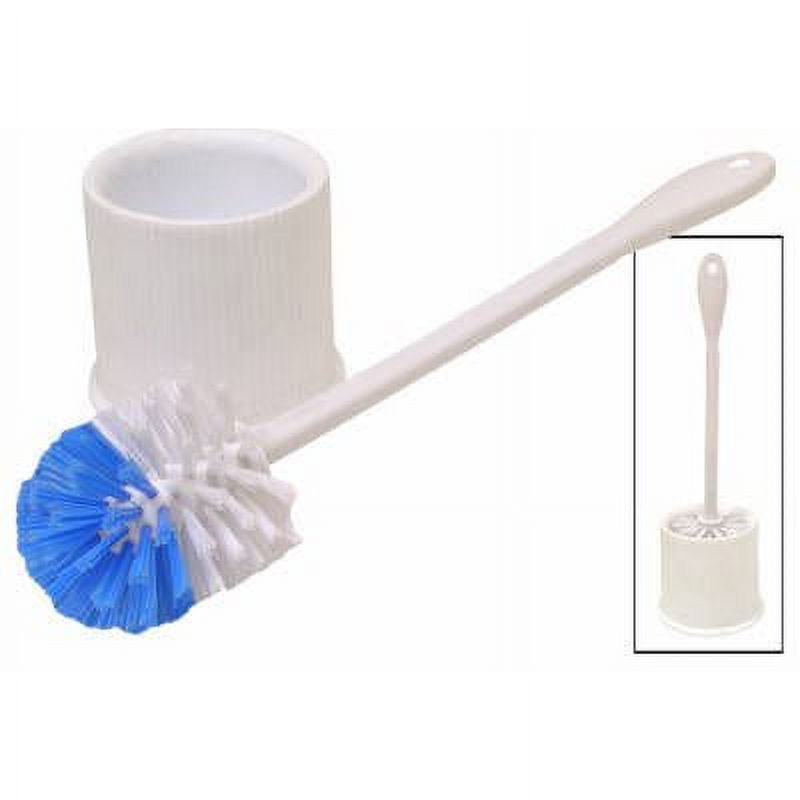 Quickie European Toilet Bowl Brush/Caddy 1 Pack