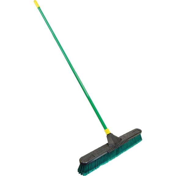 Quickie Mfg. Quickie Bulldozer Multi-Surface Push Broom with Scraper - Pack of 12