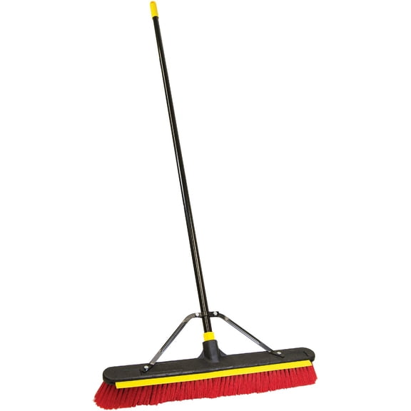 Quickie Mfg. Quickie JobSite 2-In-1 Squeegee Push Broom - Pack of 2