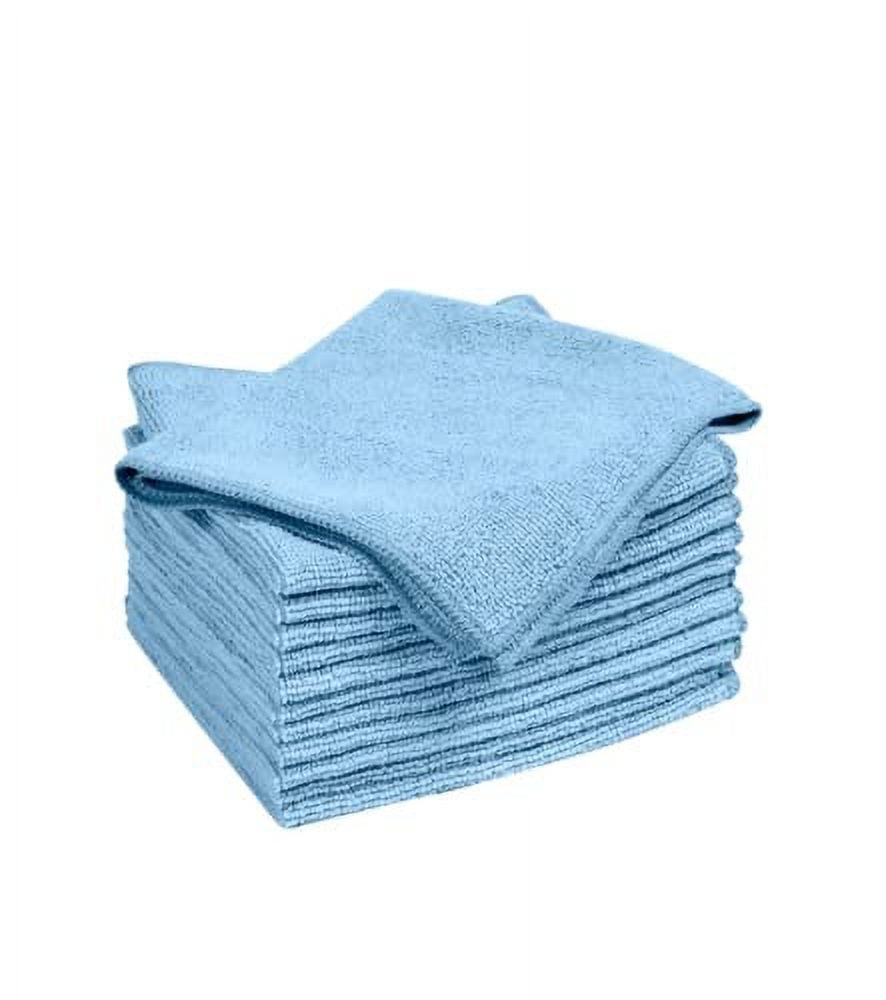 MR.SIGA Microfiber Cleaning Cloth, All-Purpose Microfiber Towels, Streak  Free Cleaning Rags, Pack of 12, White, Size 32 x 32 cm(12.6 x 12.6 inch)