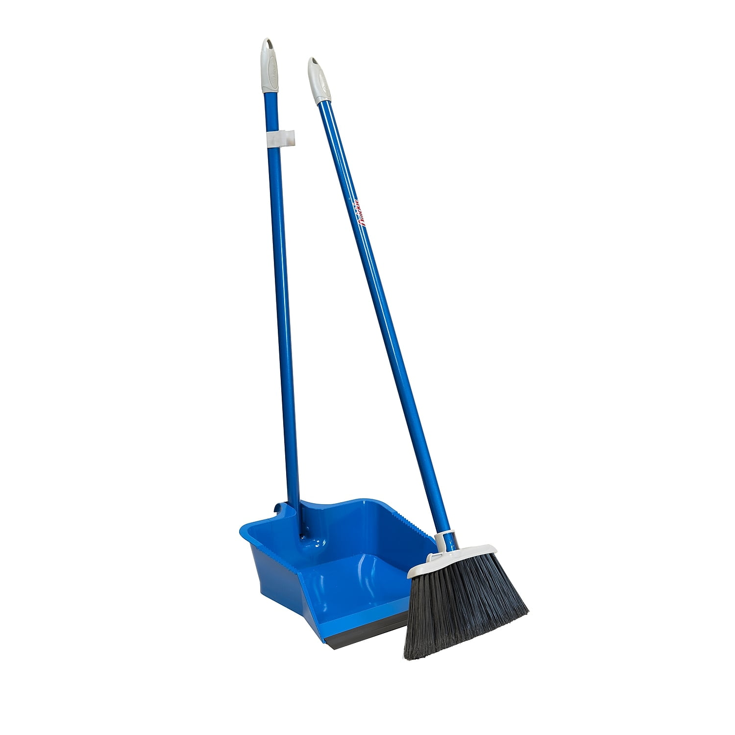 Quickie Plastic StandUp Long Handled Dustpan and Brush Set