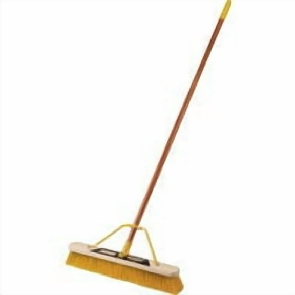 Quickie Push Broom,58 in Handle L,24 in Face 857SUS