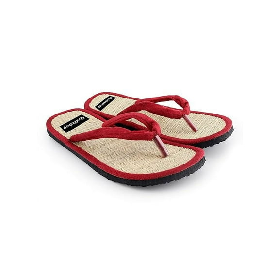 Quickkshop Korai Grass Mat Slipper For Women & Girl | Osho Slippers Stylish Comfortable Lightweight