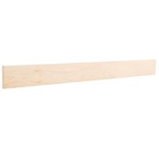 Quicklock Cabinets | Valance for Wall Cabinets | 100% Hardwood | Amish Crafted Raw Maple,  " D x 5"H x 72"W