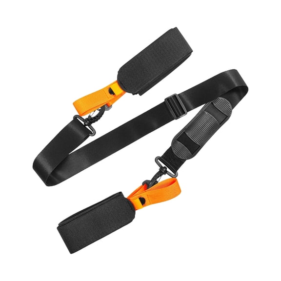 Quickly Adjust Ski Sleds Carrying Strap Hands Frees Convenience Ergonomic Snowboard Shoulder Strap for Skiing Equipment