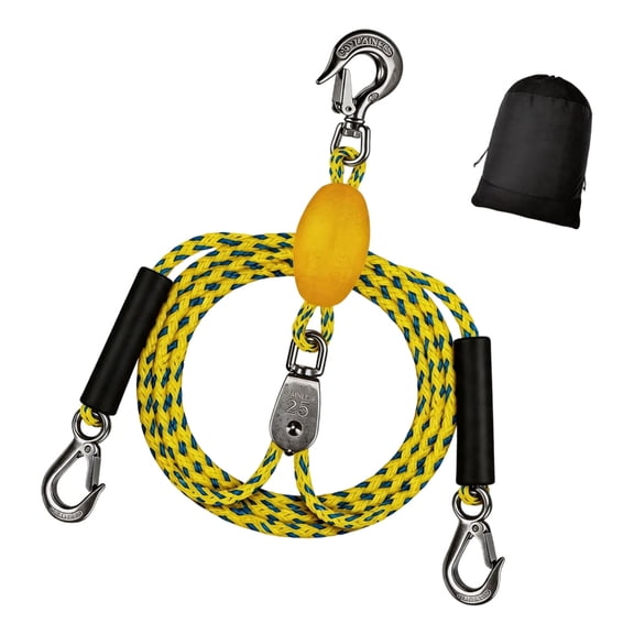 Quickly Release Boats Tow Rope With Float Tube Professional Elastics Boats Pulling Rope For Emergences Towing
