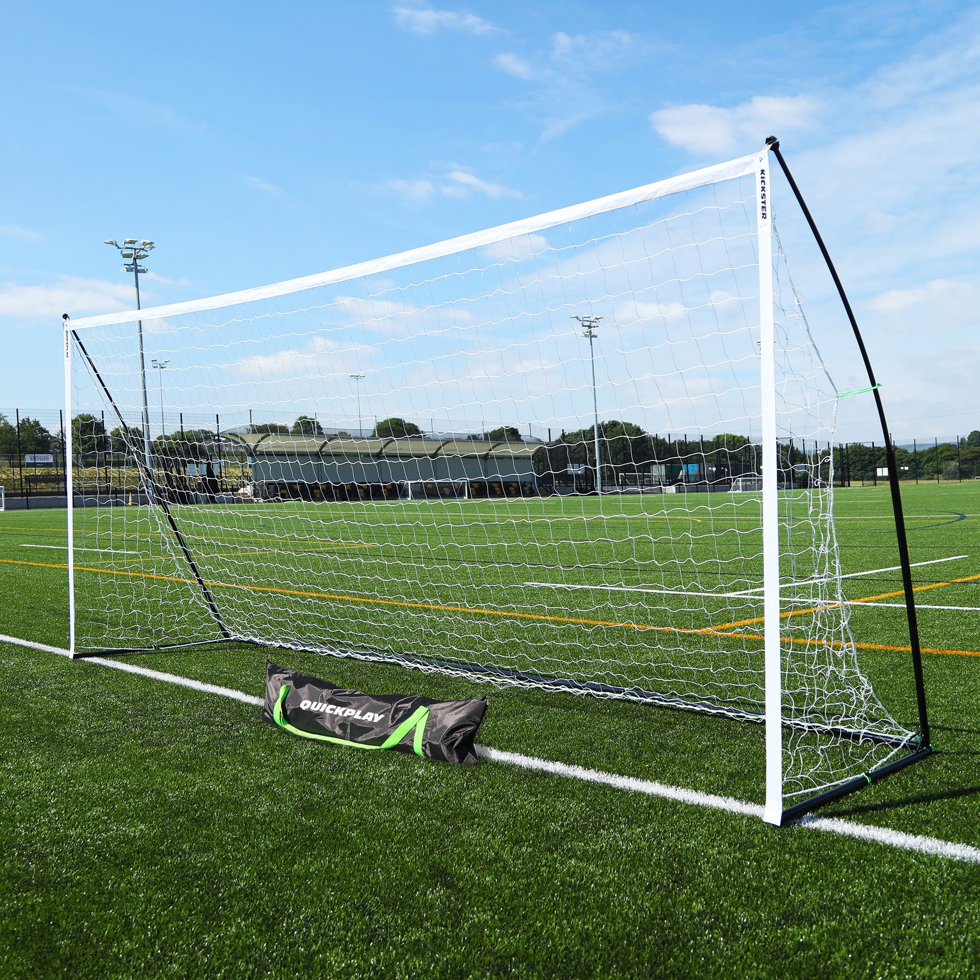 Quickplay Kickster Elite 16'x7' Portable Soccer Goal with Collapsible ...