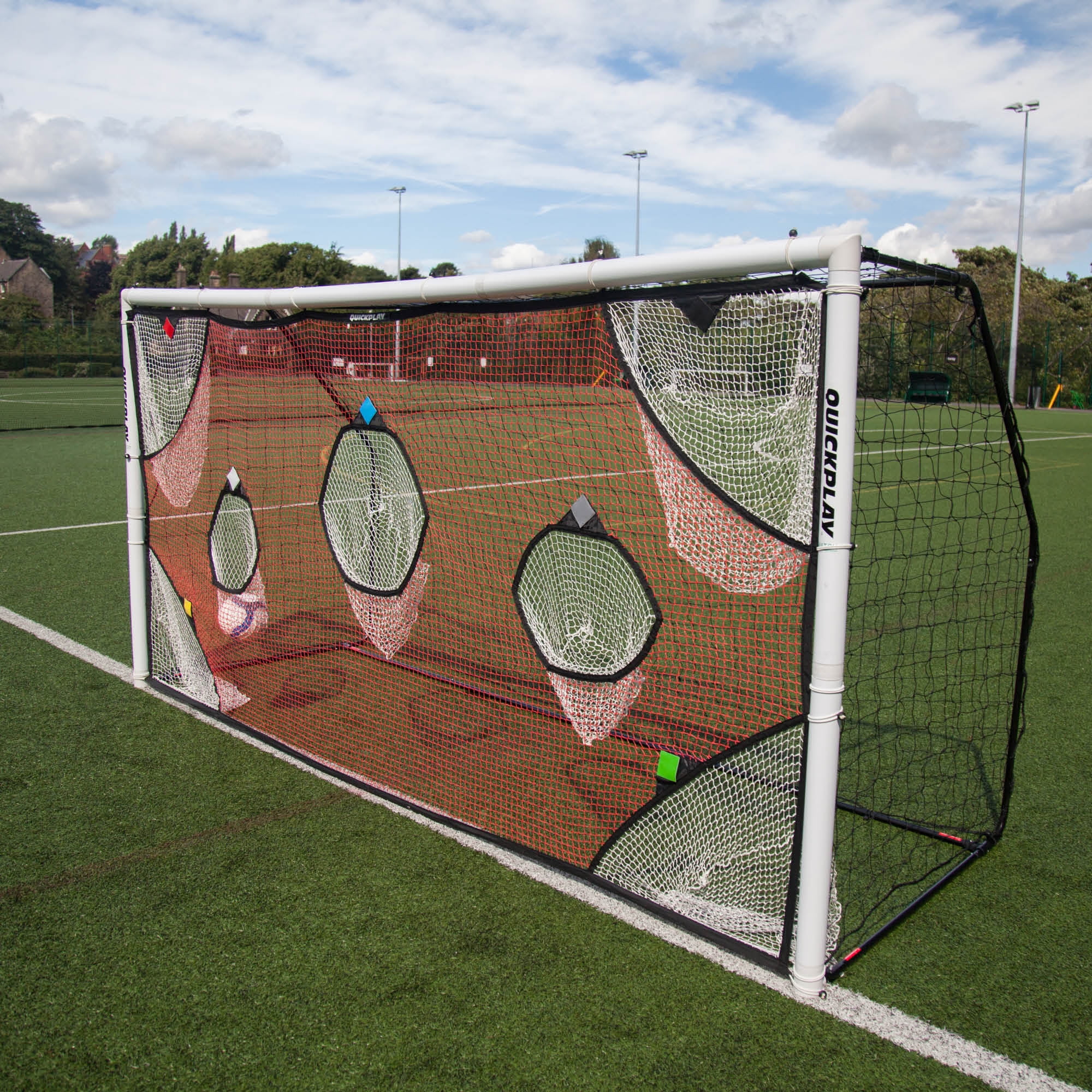 Quickplay PRO Soccer Goal Target Nets with 7 Scoring Zones for Football & Shooting Practice ...