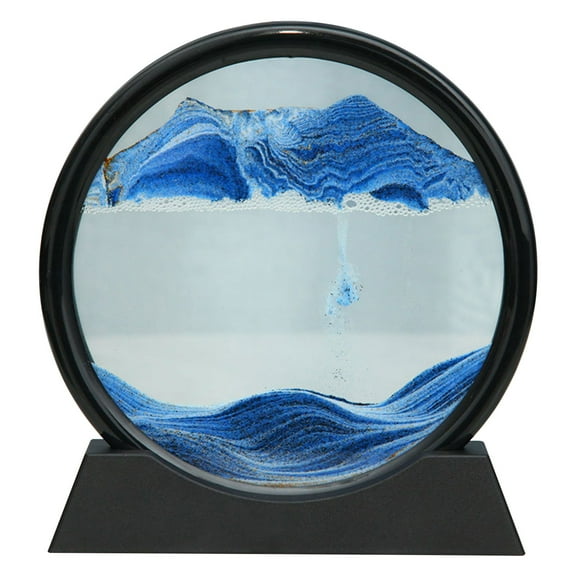 A Quicksand Hourglass Sand Art Decor 20Ml Glass Timer For Office Desk Living Room Home Decoration Stress Relief Meditation Relaxation Gift Idea Color A