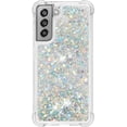 thumbnail image 1 of Quicksand Small Love Phone case, Clear Border, Multi-Colour Options, Drop-Proof, for Samsung Galaxy S21 S20 S10 S9 S8 Ultra Plus FE Note20 Note10 Note9 Note8 Phone Case (P8,Note20), 1 of 7