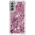 thumbnail image 1 of Quicksand Small Love Phone case, Clear Border, Multi-Colour Options, Drop-Proof, for Samsung Galaxy S21 S20 S10 S9 S8 Ultra Plus FE Note20 Note10 Note9 Note8 Phone Case (P5,S21 FE), 1 of 8