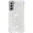thumbnail image 1 of Quicksand Small Love Phone case, Clear Border, Multi-Colour Options, Drop-Proof, for Samsung Galaxy S21 S20 S10 S9 S8 Ultra Plus FE Note20 Note10 Note9 Note8 Phone Case (P7,S20 FE), 1 of 8
