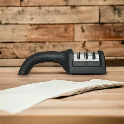 Quicksharp Knife Sharpener Ceramic Tungsten Kitchen Sharpening System 3 Stage.