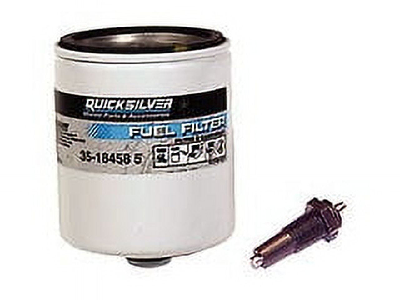 Quicksilver 18458Q4 Water Separating Fuel Filter Kit with Blue Water Warning Sensor