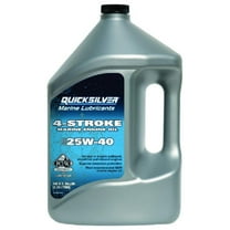 Quicksilver 25W-40 4-Stroke Marine Engine Oil, 1 Gallon