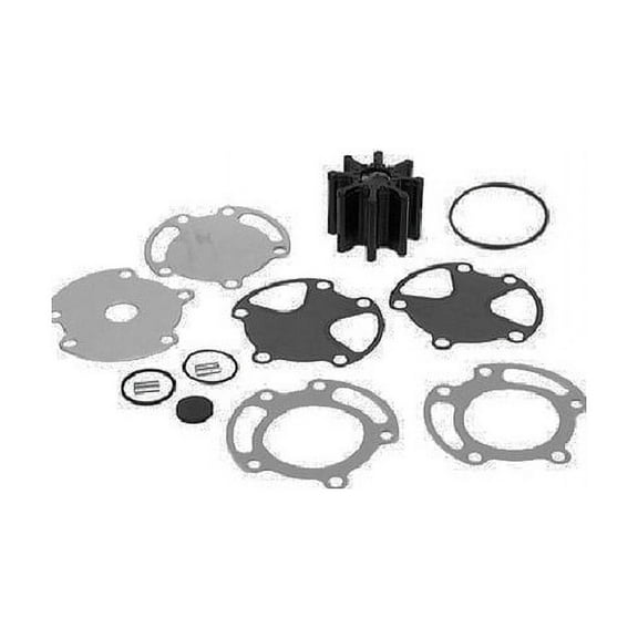 Quicksilver 59362Q08 Sea Water Pump Impeller Replacement Kit for MerCruiser Engines with 2-Piece Pump Body