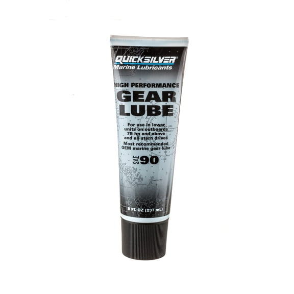 Quicksilver 802851Q02 SAE 90 High Performance Gear Lube, 8 Oz.