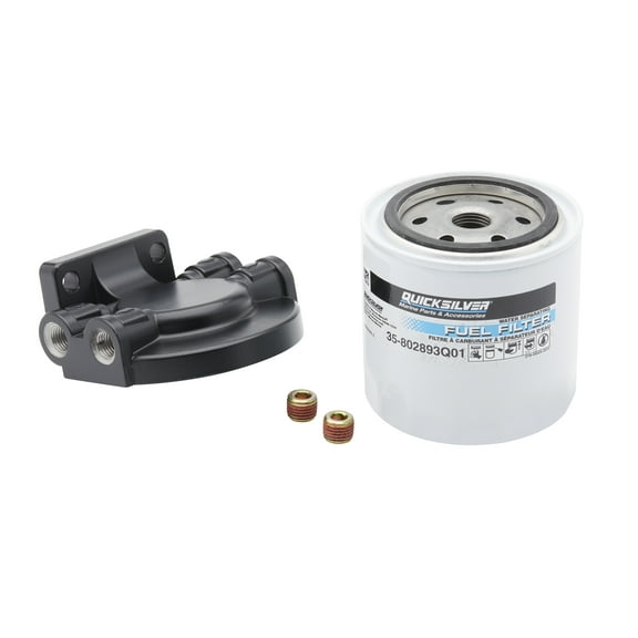 Quicksilver 802893Q4 Water Separating Fuel Filter Kit for Mercury and Mariner Outboards and MerCruiser Sterndrive and Inboard Engines