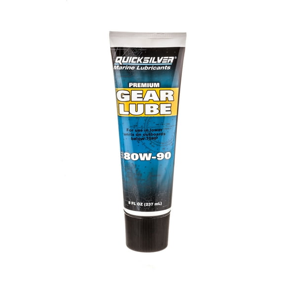 Quicksilver 80W-90 Premium Gear Lube, Marine Engine, 9 Oz.