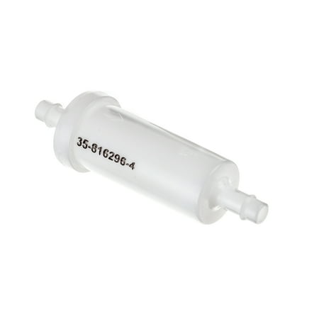 Quicksilver 816296Q2 Marine Engine Inline Fuel Filter With Barbs for 5/16" (8mm) Fuel Lines