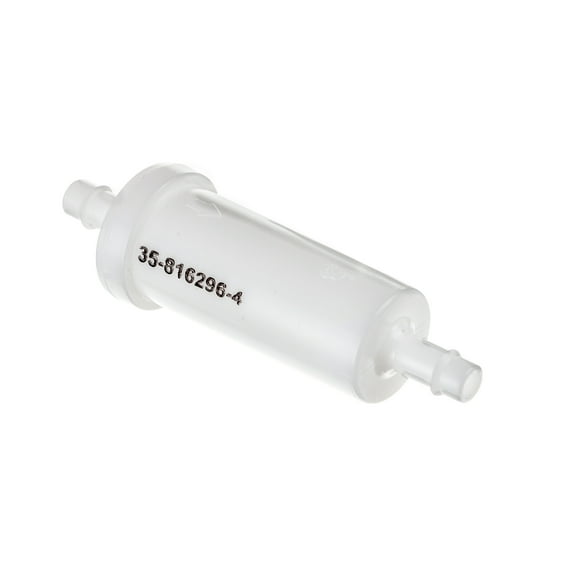 Quicksilver 816296Q2 Marine Engine Inline Fuel Filter With Barbs for 5/16" (8mm) Fuel Lines