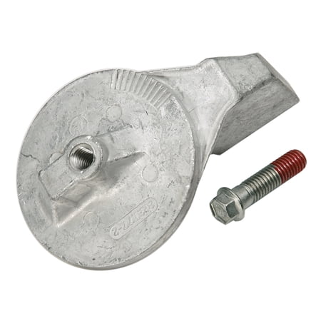 Quicksilver 822777Q1 Aluminum Trim Tab Anode for Mercury or Mariner Outboards and MerCruiser Sterndrives Using High Rake Propellers, Unspecified