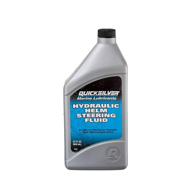 Quicksilver 858078Q01 Hydraulic Helm Steering Fluid, 32 oz